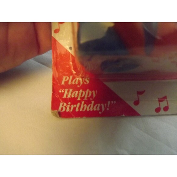 Vintage Wilton 1995 Musical Novelty Candle Clown NOS Sealed Happy Birthday - Picture 2 of 6